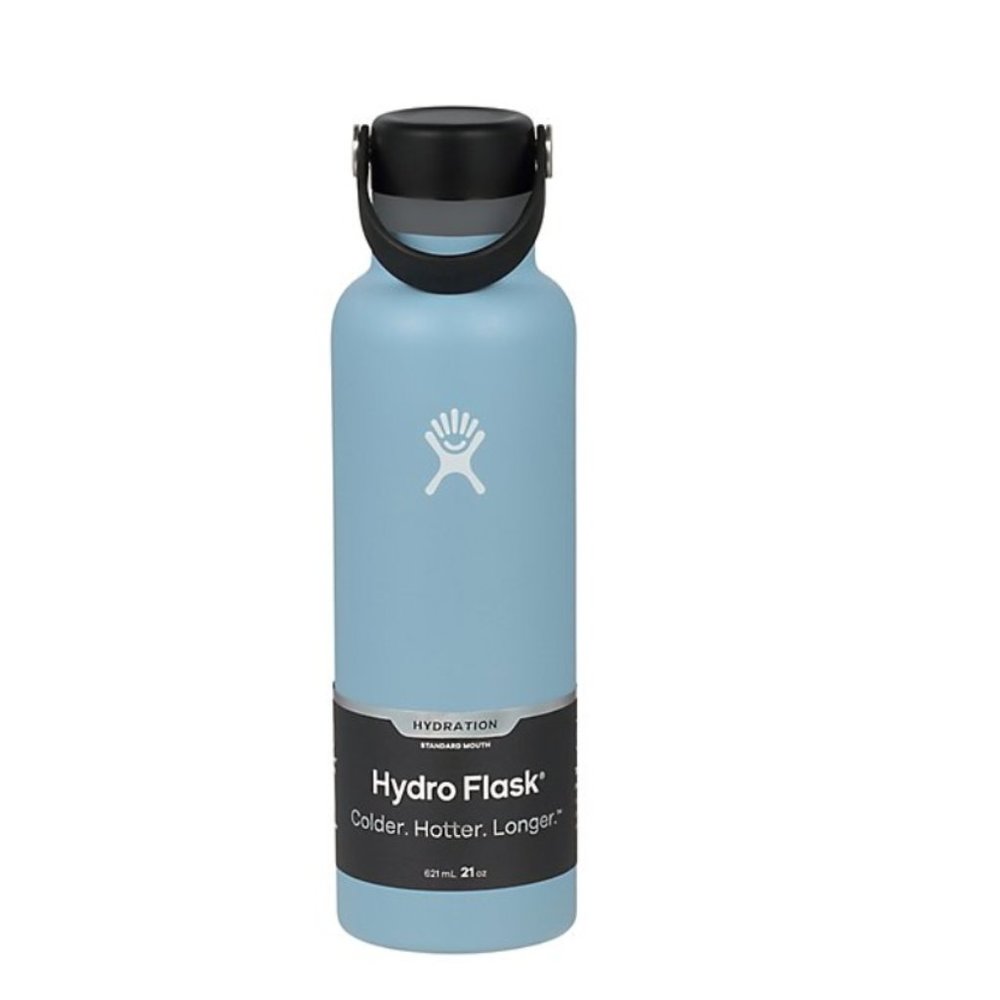 NEW Hydro Flask 21oz Standard Mouth w/ Flex Cap in RAIN NEW